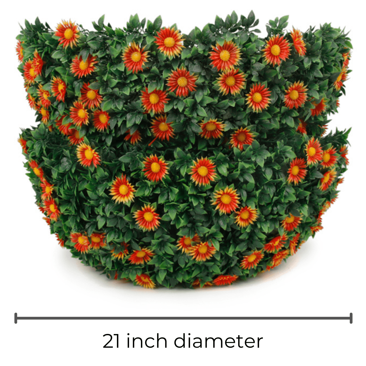 365 Curb Appeal Topiary ball 21" XL Mums Topiary Ball