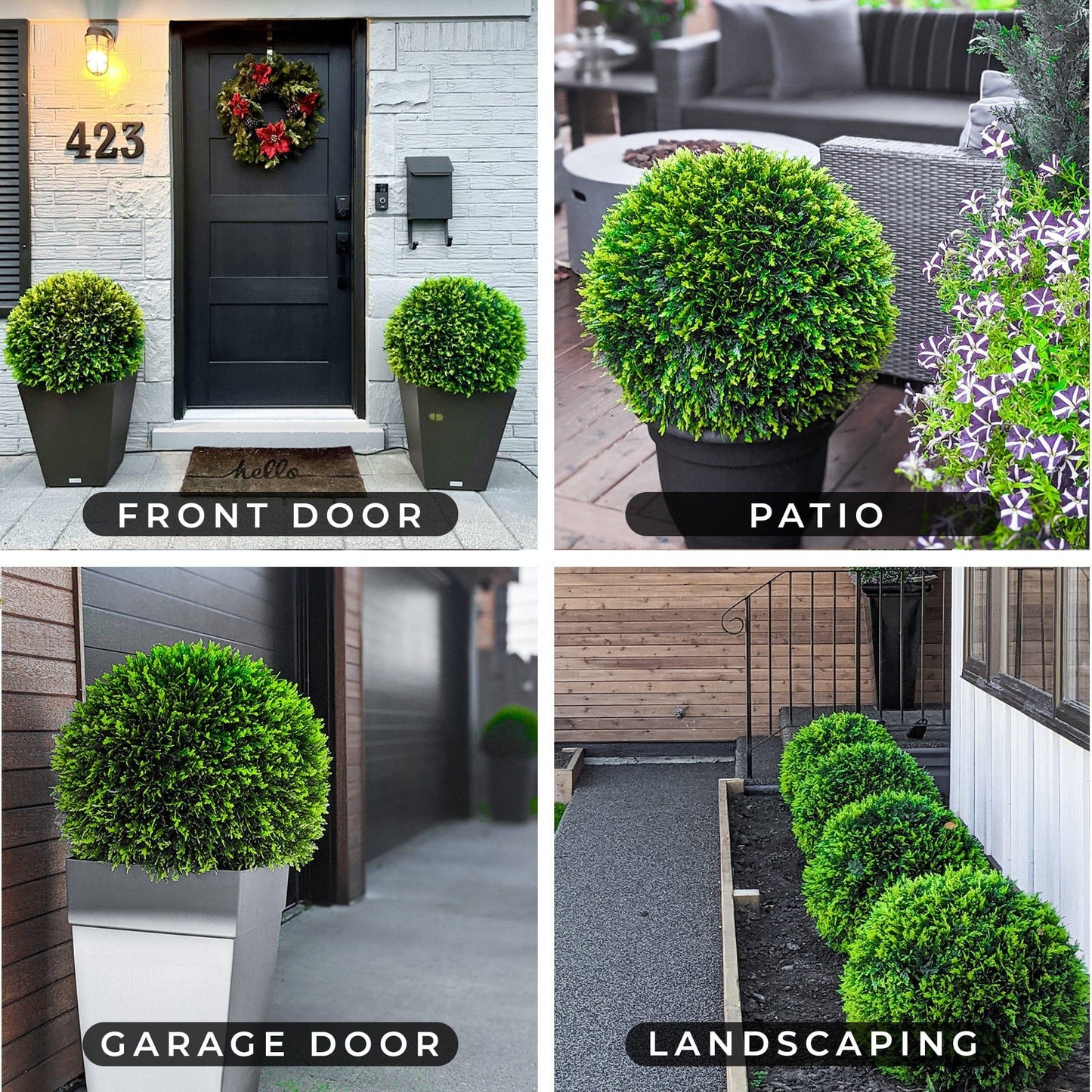 365 Curb Appeal Topiary ball 23" XL Cedar (Cypress) Topiary Ball