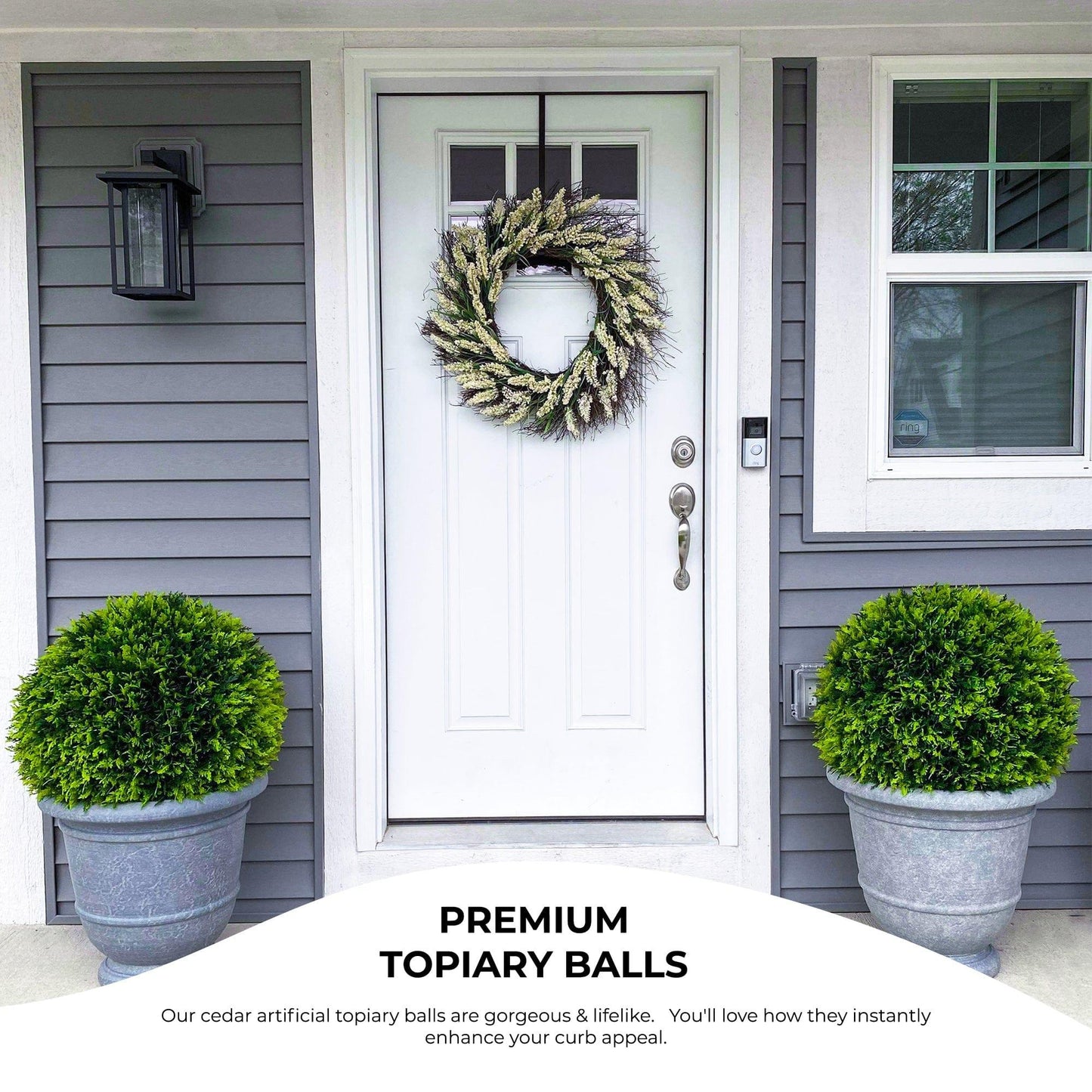 365 Curb Appeal Topiary ball 23" XL Cedar (Cypress) Topiary Ball