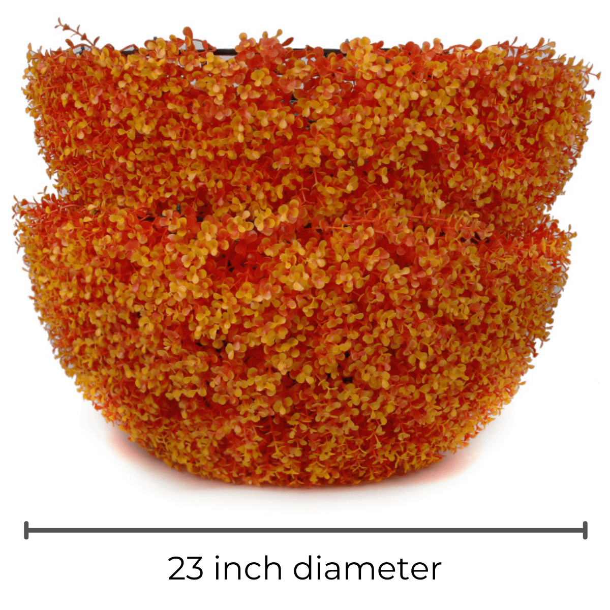 365 Curb Appeal Topiary ball 23" XL Orange Eucalyptus Topiary Ball
